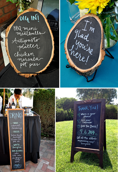 engagement party signs